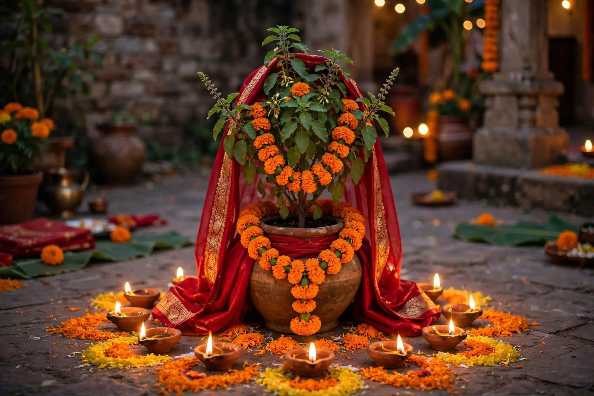 tulsi vivah wishes in hindi